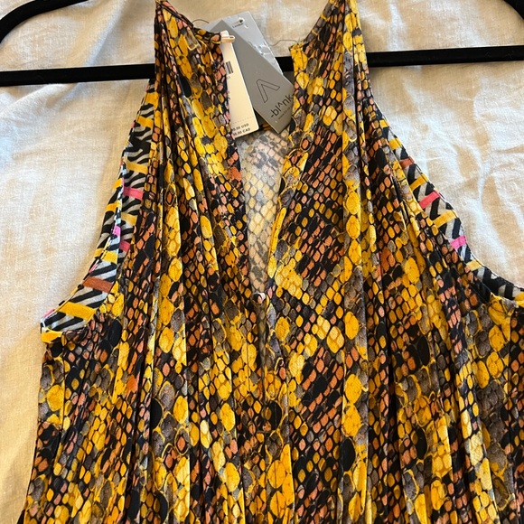 NWT Anthro Multicolored Jumpsuit - Picture 3 of 4